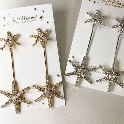 【ピアス】Stardust ゴールド 【結婚式 ピアス イヤリング】