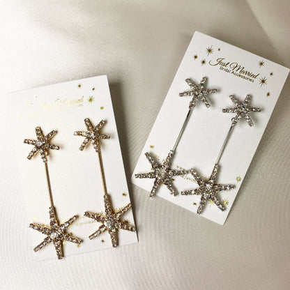 【ピアス】Stardust ゴールド 【結婚式 ピアス イヤリング】