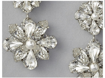 【3泊4日】Elizabeth Bower スワロフスキーイヤリング 【結婚式 ピアス イヤリング レンタル】