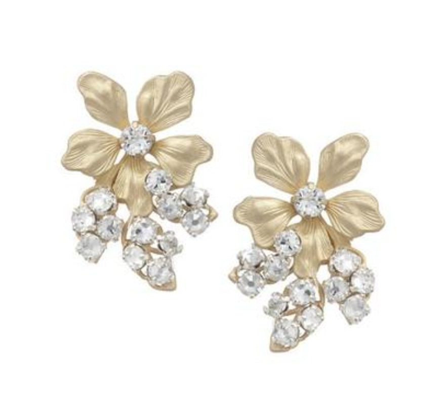 【3泊4日】Elizabeth bower Gabby マットゴールドイヤリング 【結婚式 ピアス イヤリング レンタル】