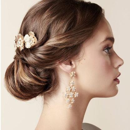 【3泊4日】Elizabeth bower Blush Cascade Chandelier イヤリング 【結婚式 ピアス イヤリング レンタル】