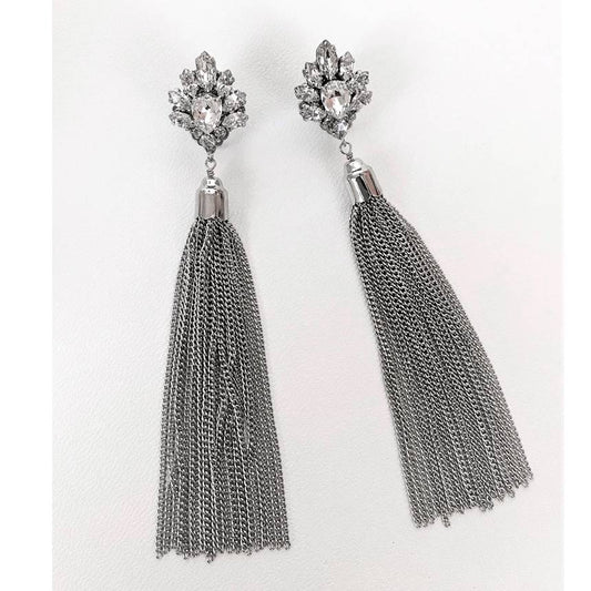 ロングタッセルイヤリング 【結婚式 ピアス イヤリング レンタル】