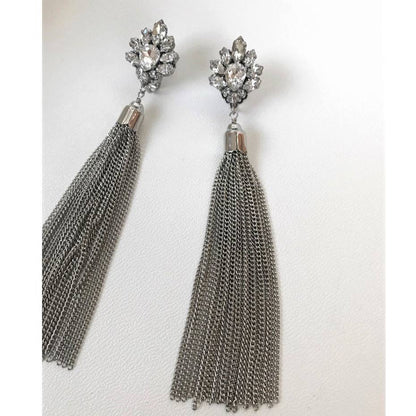 ロングタッセルイヤリング 【結婚式 ピアス イヤリング レンタル】