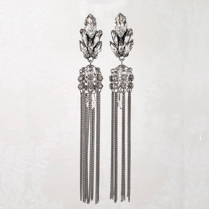 ビジュータッセルイヤリング 【結婚式 ピアス イヤリング レンタル】