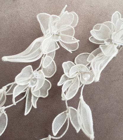 【3泊4日】a.b.Ellie Charlee Floral Tier イヤリング 【結婚式 ピアス イヤリング レンタル】