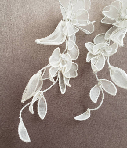 【3泊4日】a.b.Ellie Charlee Floral Tier イヤリング 【結婚式 ピアス イヤリング レンタル】