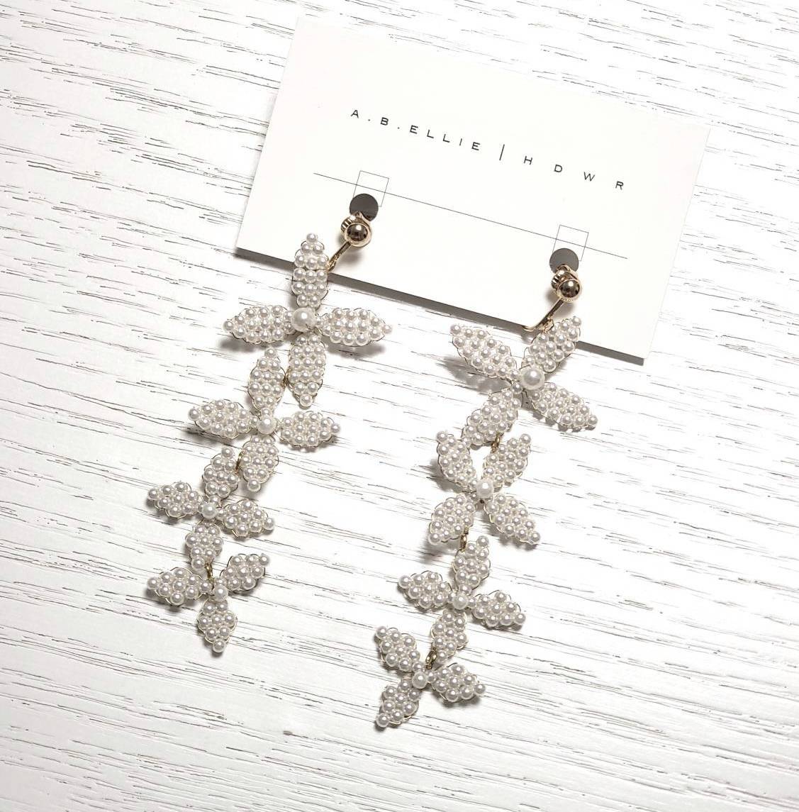 a.b.ellie Harlow earring 【結婚式　ピアス　イヤリング　レンタル】