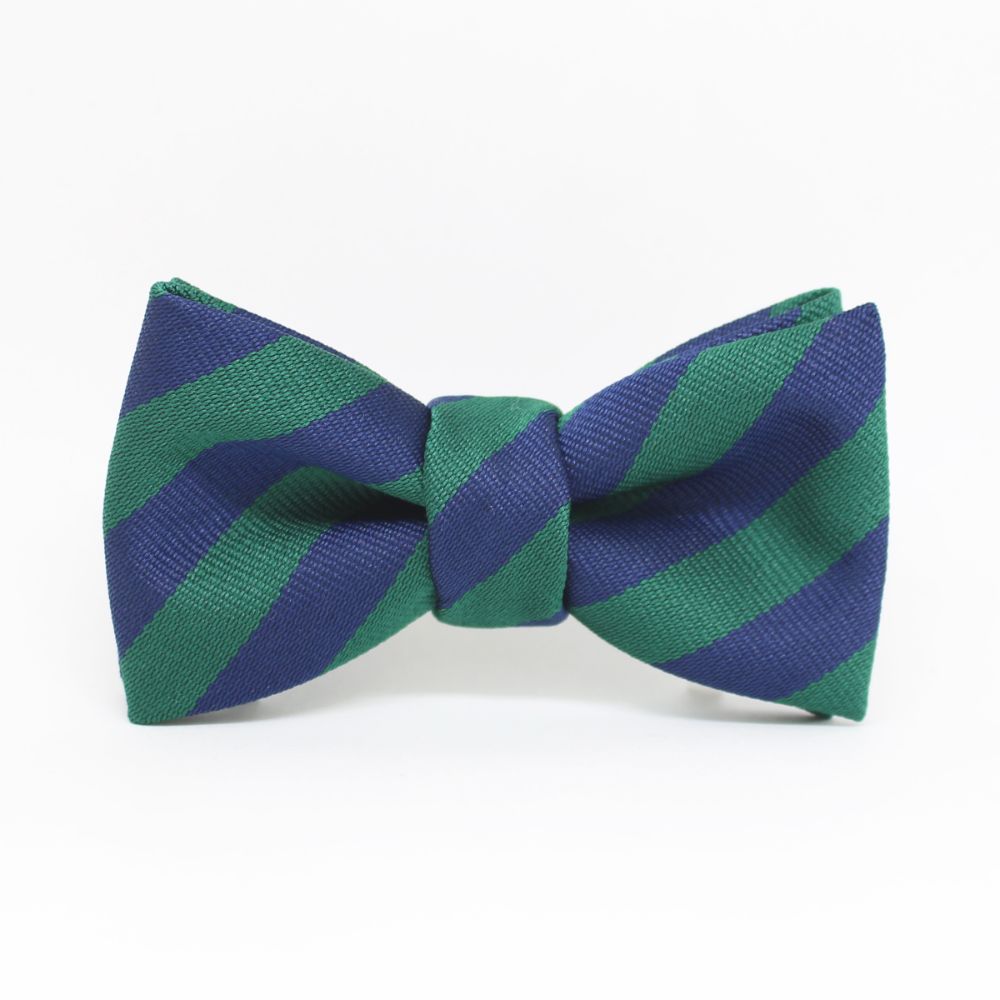 【mens】Tie カーキ&ネイビー 蝶ネクタイ BOW 6795 【結婚式 蝶ネクタイ】