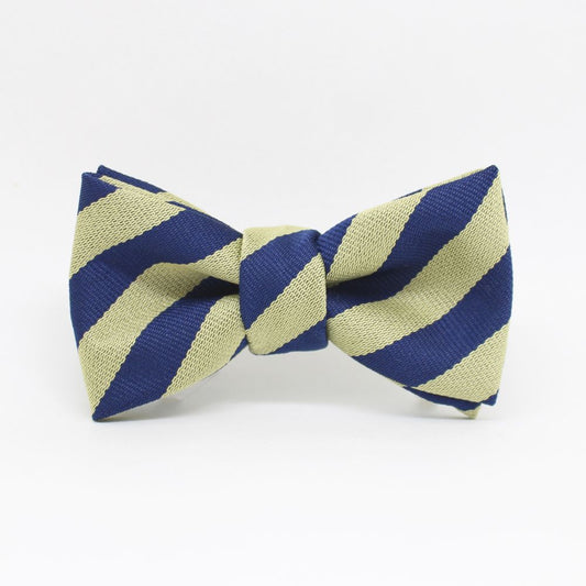 【kids】蝶ネクタイゴールド&ネイビー 【結婚式 キッズ こども 蝶ネクタイ】