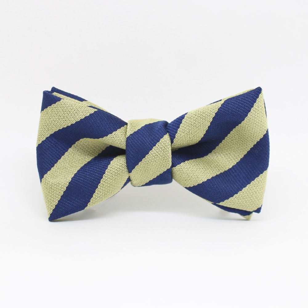 【mens】蝶ネクタイゴールド&ネイビー 蝶ネクタイ BOW 6800 【結婚式 蝶ネクタイ】