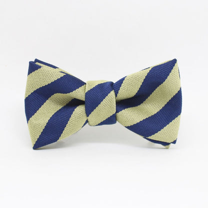 【mens】蝶ネクタイゴールド&ネイビー 蝶ネクタイ BOW 6800 【結婚式 蝶ネクタイ】