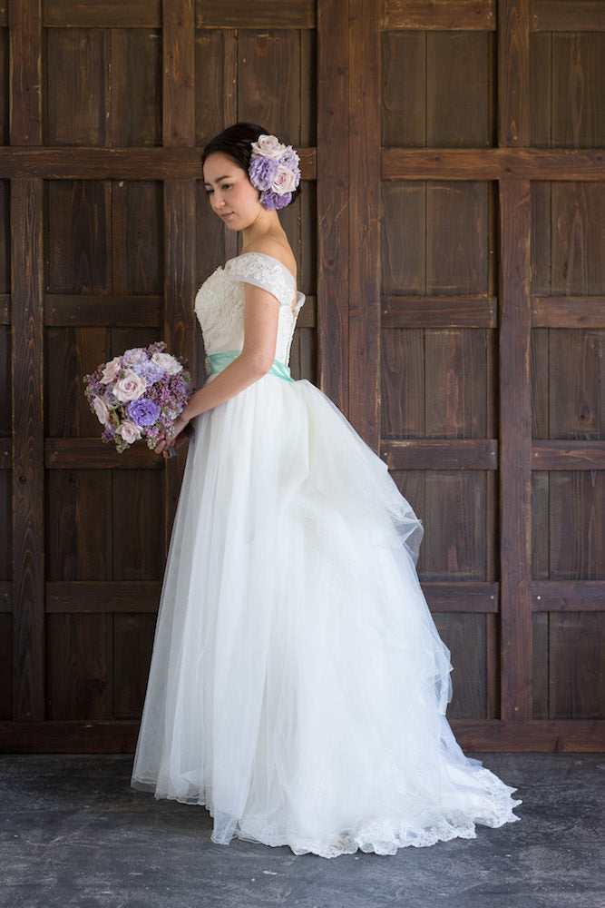 【生花】オーダーメイド/ ラウンドブーケ(グラン・アミューズド)[セットプランEmma02] 【結婚式 フラワー 生花 ブーケ ブートニア オーダーメイド】