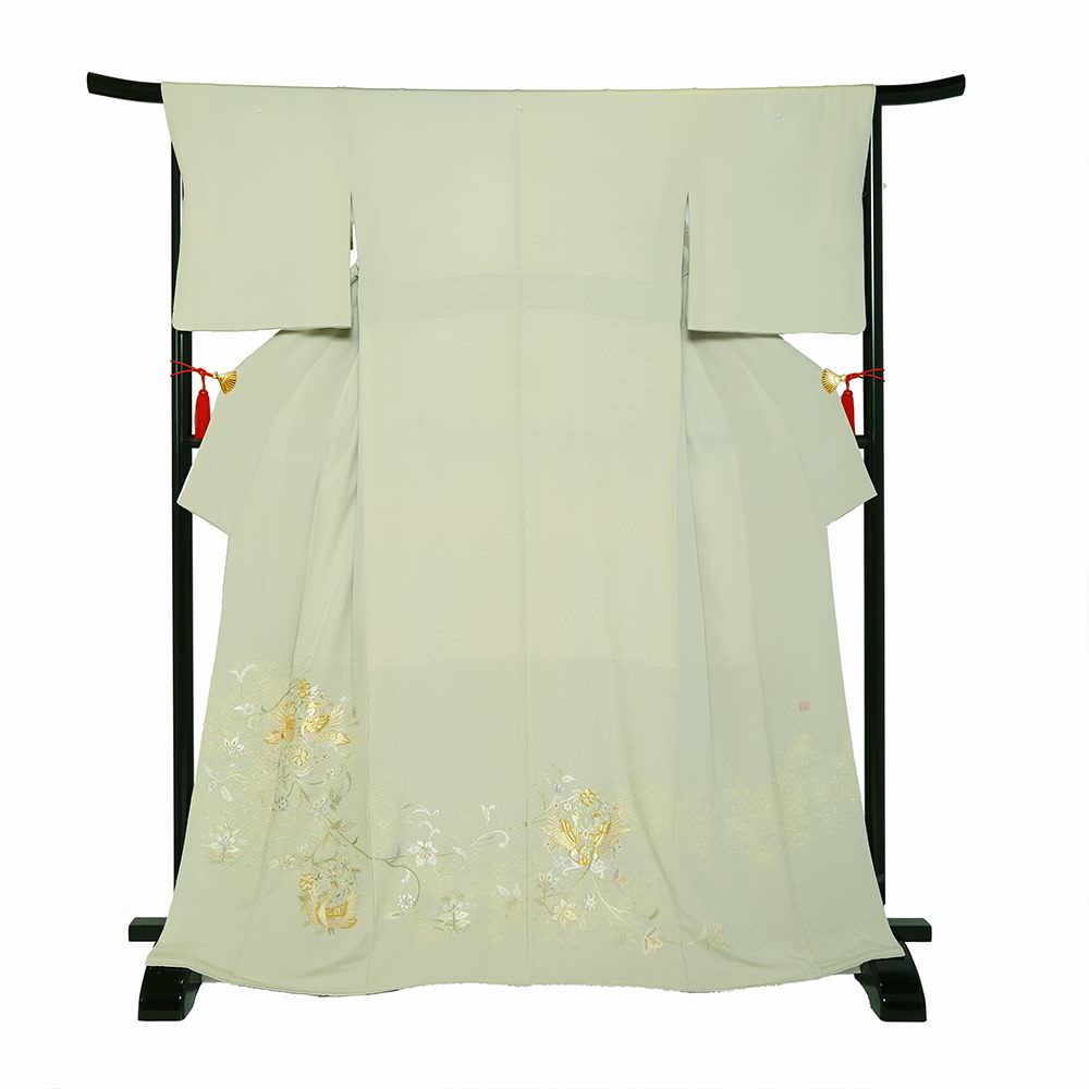 【山口美術織物】色留袖F-02-c 【結婚式 訪問着 色留袖 レンタル】