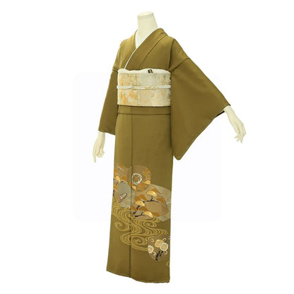 色留袖F-03-c 【結婚式 訪問着 色留袖 レンタル】