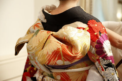 祝九重:着付け1点(お引上げ込) 【結婚式 和装 引き振袖 レンタル】