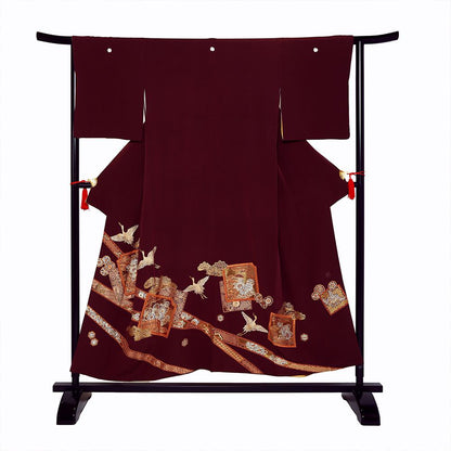 色留袖F-08-c 【結婚式 訪問着 色留袖 レンタル】