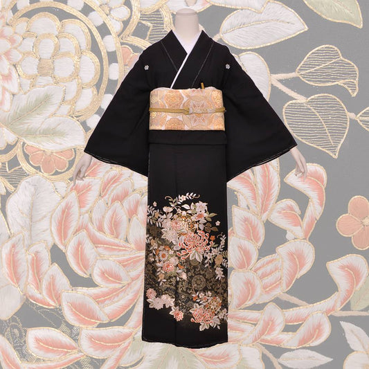 留袖F-08-t 【結婚式 留袖 レンタル】