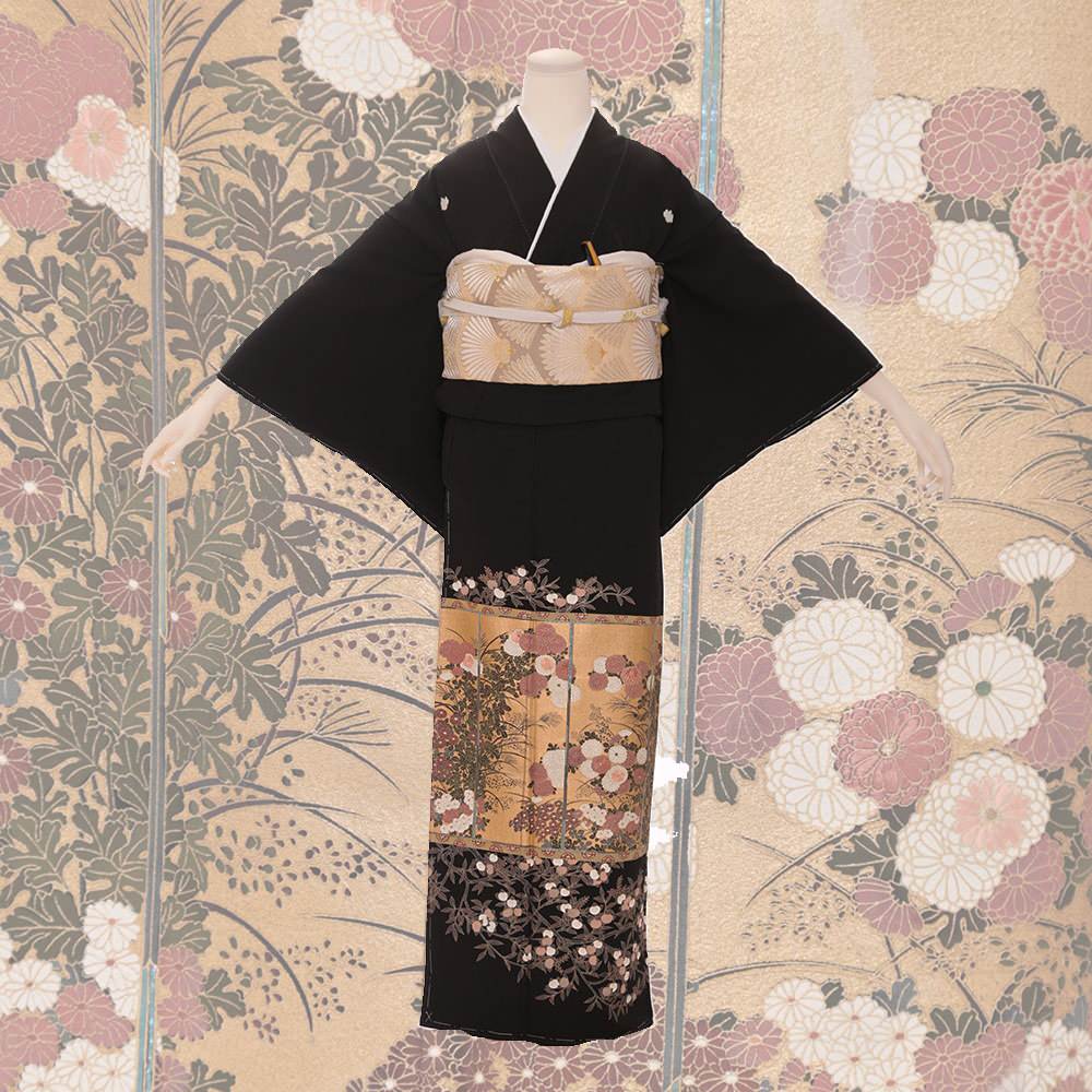 留袖F-12-t 【結婚式 留袖 レンタル】