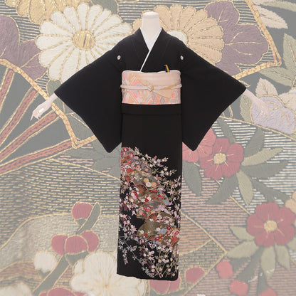 留袖F-14-t 【結婚式 留袖 レンタル】