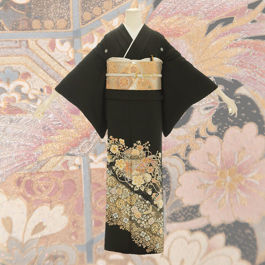 留袖F-15-t 【結婚式 留袖 レンタル】