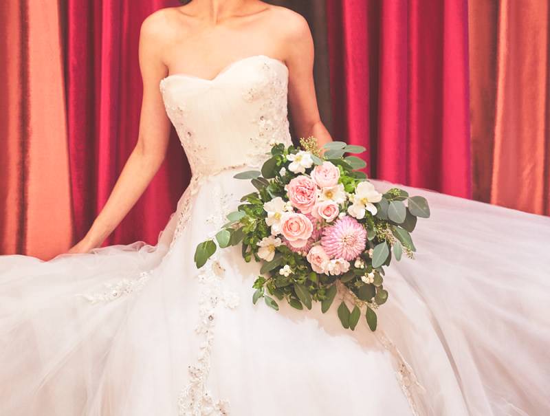 【生花】オーダーメイドブーケ 【結婚式 フラワー 生花 ブーケ ブートニア オーダーメイド】