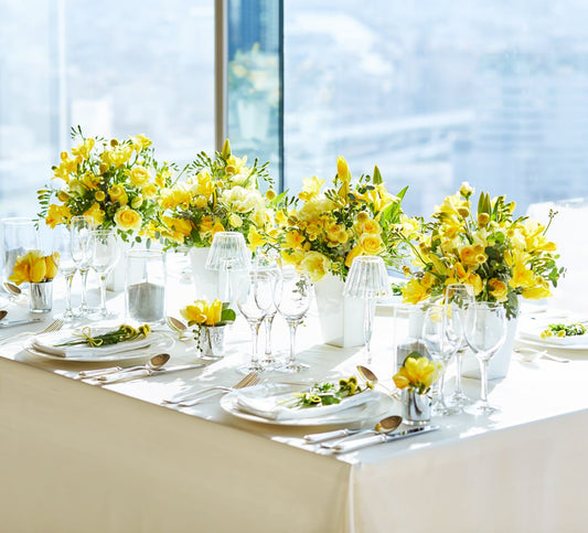ロングテーブルフラワー(流しテーブル) 【結婚式 フラワー 会場装花】