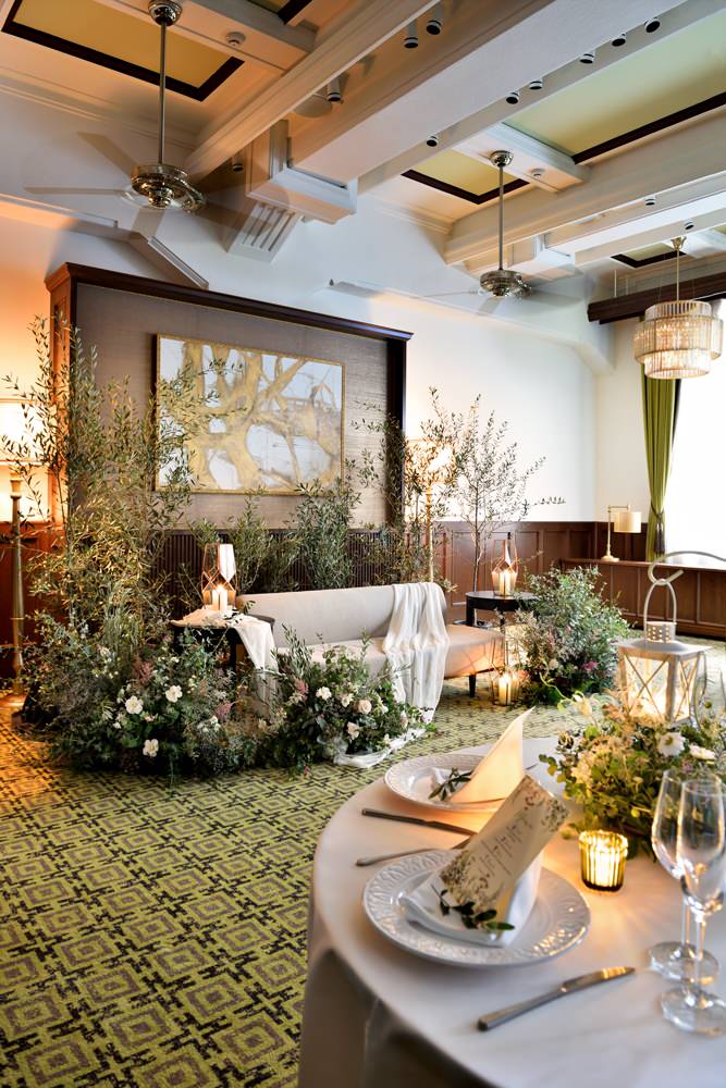 ソファーコーディネート 【結婚式 フラワー 会場装花 オーダーメイド】