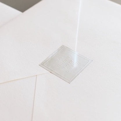 【結婚式 招待状】バレンシア チャコール(手作りキット)【結婚式 ペーパー 招待状】