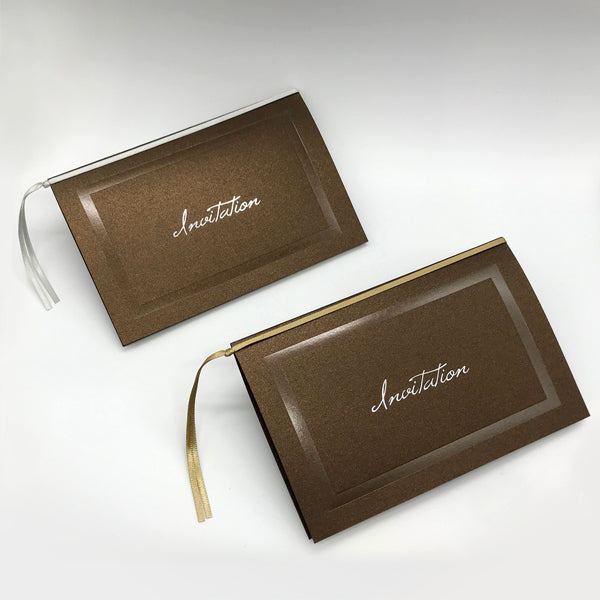 【結婚式 招待状】バレンシア チャコール(手作りキット)【結婚式 ペーパー 招待状】