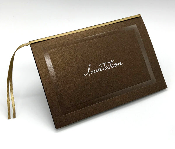 【結婚式 招待状】バレンシア チャコール(手作りキット)【結婚式 ペーパー 招待状】