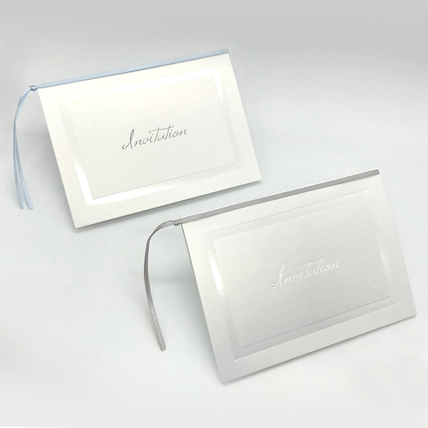 【結婚式 招待状】バレンシア パールアイボリー(印刷込み)【結婚式 ペーパー 招待状】