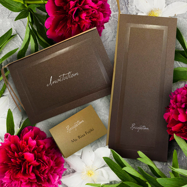 【結婚式 席次表】 バレンシア チャコール(手作りキット)【結婚式 ペーパー 席次表】