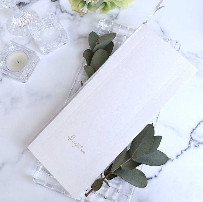 【結婚式 席次表】 バレンシア パールアイボリー(手作りキット)【結婚式 ペーパー 席次表】