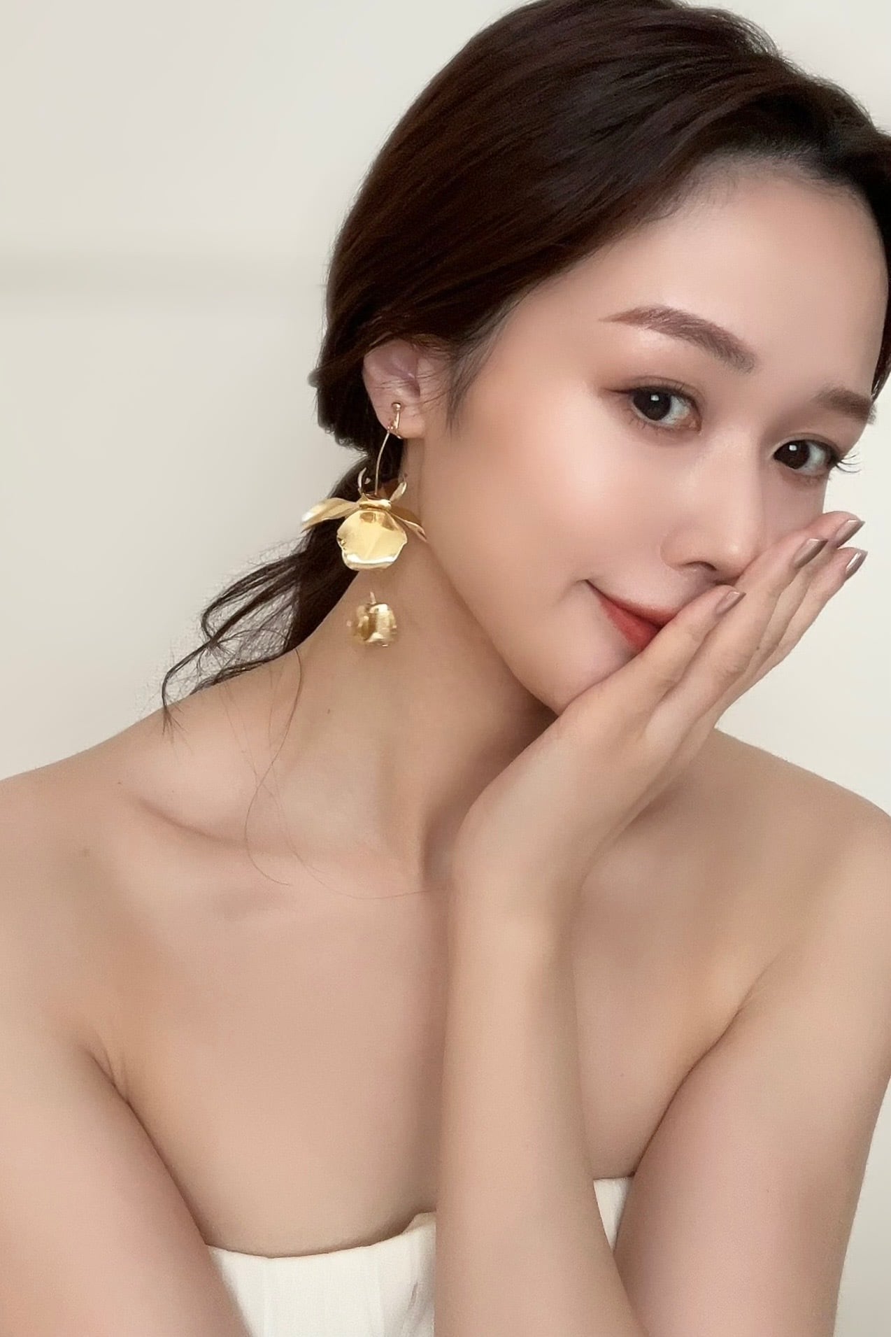 【ピアス・イヤリング】フラワーピアス/イヤリング ~ ブライダルピアス/イヤリング ~ ≪FP-12/FE-12≫【結婚式 ピアス イヤリング】