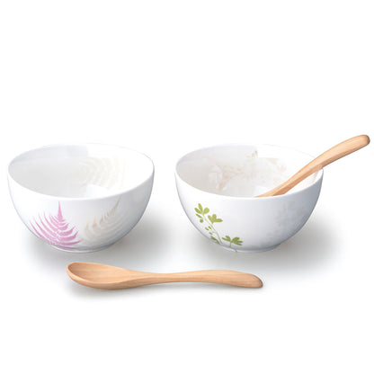 Foret ペアカフェボウル(スプーン付)