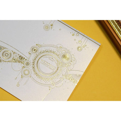 【結婚式 招待状セット】カーニバル ホワイト (印刷込み)【結婚式 ペーパー 招待状】