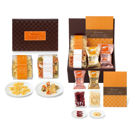 Grazie(グラッチェ)Loveパスタ&スープセット 【結婚式 ギフト 縁起物】