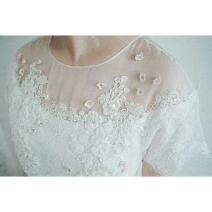 花とひかりのドレス【結婚式 カラードレス レンタル】