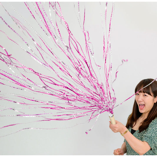 ジェンダーリビールクラッカーSMALLタイプ(赤テープ)5個セット 【結婚式 その他ウェルカムグッズ】