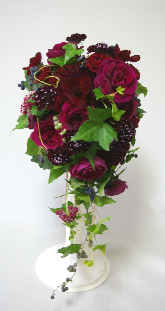 【生花】オーダーメイド/ キャスケードブーケ・クレッセントブーケ[セットプランGrace] 【結婚式 フラワー 生花 ブーケ ブートニア オーダーメイド】