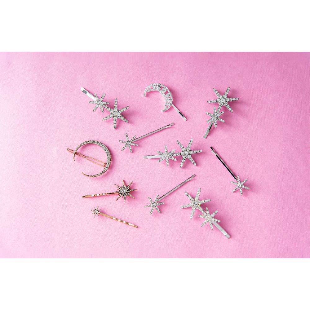 【ヘアピン】Stardustヘアピン6本セット/ブライダルアクセサリー 【結婚式 ヘアアクセサリー】