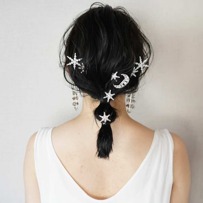 【ヘアピン】Stardustヘアピン6本セット/ブライダルアクセサリー 【結婚式 ヘアアクセサリー】