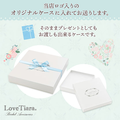 ヘッドドレス【マリア】 【結婚式 ヘアアクセサリー】（H-116）