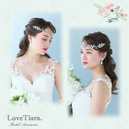 ヘッドドレス【マリア】 【結婚式 ヘアアクセサリー】（H-116）