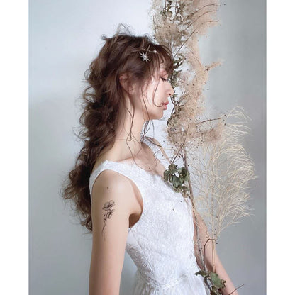 【ヘアピン】Antique Gold Stardustヘアピン7本セット/ブライダルアクセサリー 【結婚式 ヘアアクセサリー】