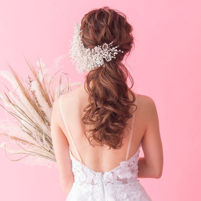 【ヘッドドレス】Gracefully ブライダルヘッドドレス 【結婚式 ヘアアクセサリー】
