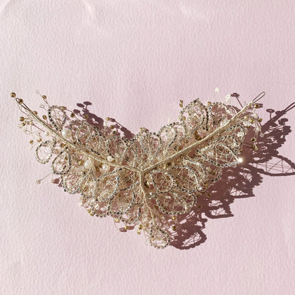 【ヘッドドレス】Gracefully ブライダルヘッドドレス 【結婚式 ヘアアクセサリー】