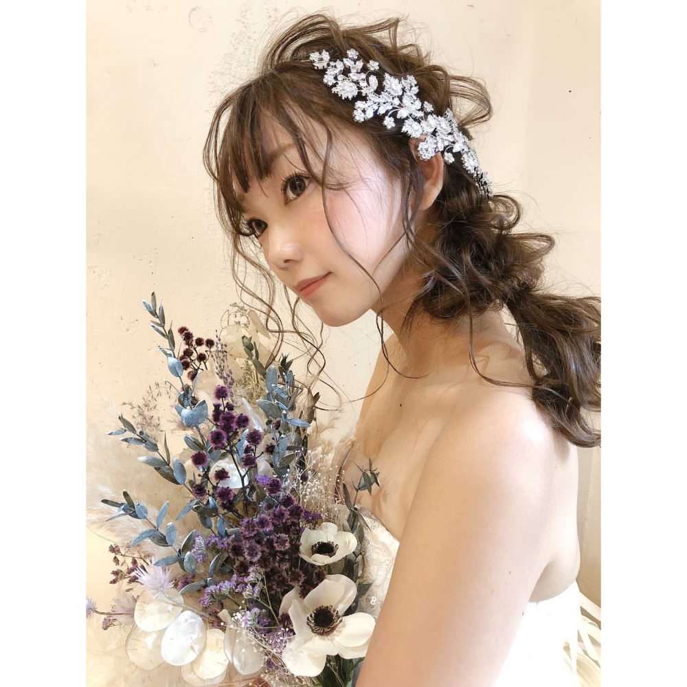 【ヘッドドレス】Emma Floral Head Jewerly/ブライダルアクセサリー 【結婚式　ヘアアクセサリー】