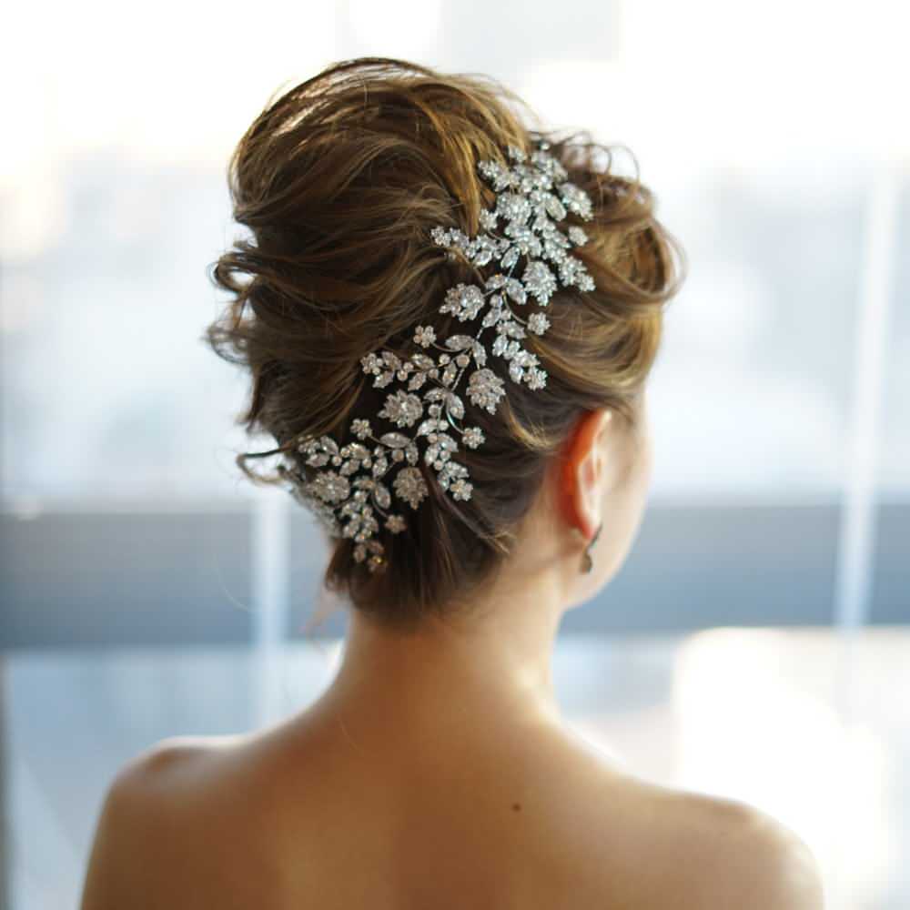 【ヘッドドレス】Emma Floral Head Jewerly/ブライダルアクセサリー 【結婚式 ヘアアクセサリー】