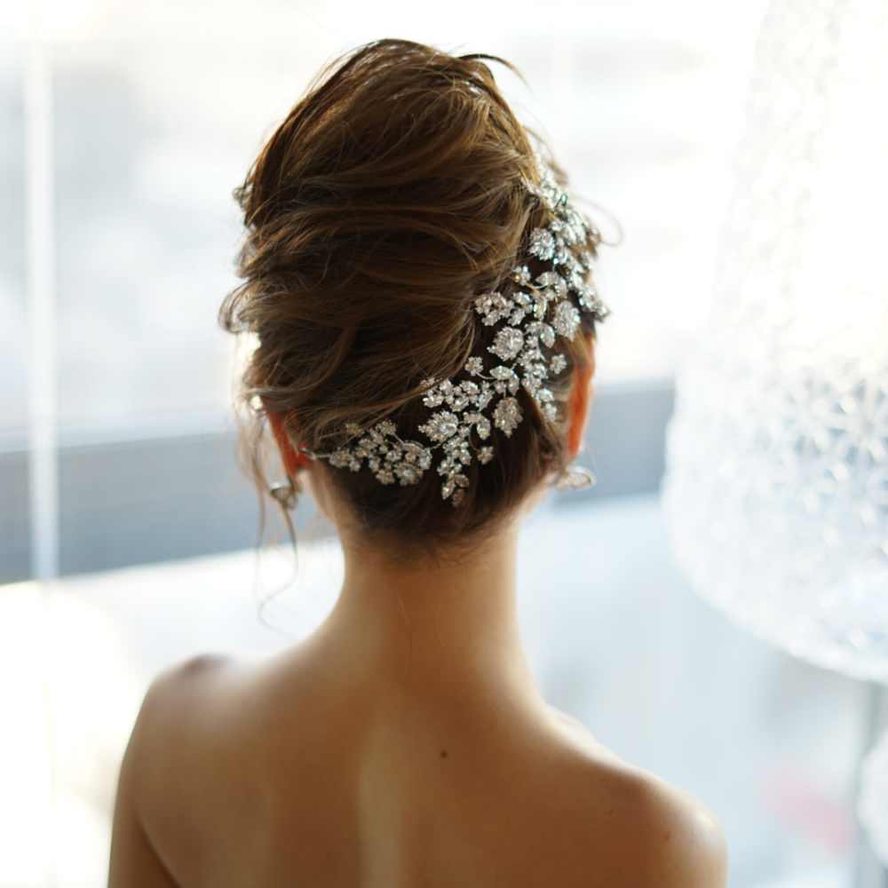 【ヘッドドレス】Emma Floral Head Jewerly/ブライダルアクセサリー 【結婚式 ヘアアクセサリー】